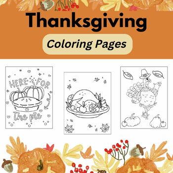 Thanksgiving Coloring Pages Turkey Day Coloring Sheets Fall Coloring ...