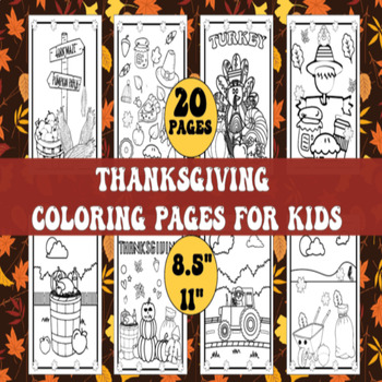 Thanksgiving Coloring Pages for Kids by selva teacher | TPT