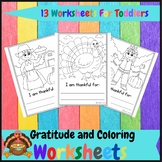 Thanksgiving Coloring Worksheets For Toddlers