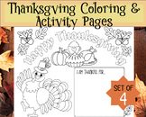 Thanksgiving Coloring and Activity Sheets | Thanksgiving Games