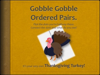 Preview of Creative Common Core Math Fun: Create a Thanksgiving Turkey Coordinating Pairs