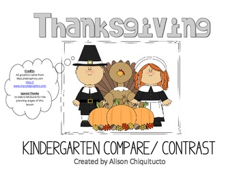 Preview of Thanksgiving Compare & Contrast