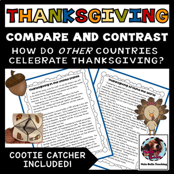 Preview of Thanksgiving Compare and Contrast Around the World