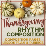 Thanksgiving Composition Pages and Mini Lessons