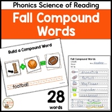 Fall Compound Words Building Mat Hands-On Center Vocabular