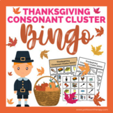 Thanksgiving Consonant Cluster Bingo Set