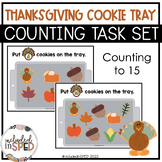 Thanksgiving Cookie Tray Counting Task