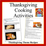 Thanksgiving Cooking Activities