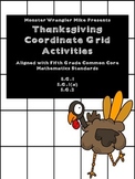 Thanksgiving Coordinate Grid/Ordered Pairs Activities