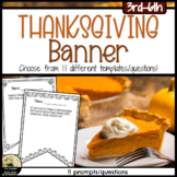 Thanksgiving Counseling Activity Pennant Banner
