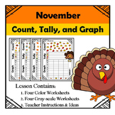 Thanksgiving - Count, Tally, & Graph