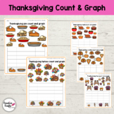 Thanksgiving Count and Graph - Preschool | PreK | Kindergarten