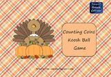 Thanksgiving Counting Coins Koosh Ball Game for SMART Board