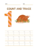 Thanksgiving Counting and Tracing Numbers 1-10
