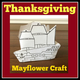 Mayflower Craft Worksheet | Kindergarten 1st 2nd 3rd 4th Grade