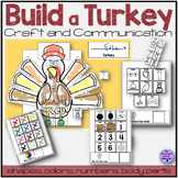 Thanksgiving Craft Activity "Build a Turkey for Speech The