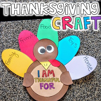 Preview of Thanksgiving Craft - Print and Go!