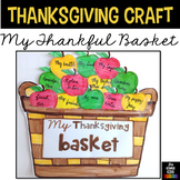 Thanksgiving Craft - Thankful Basket Craft