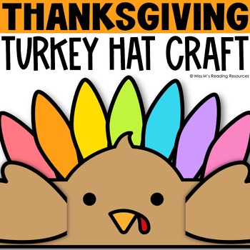 Preview of Thanksgiving Activities Thanksgiving Craft Turkey Hat Craft