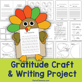 Thanksgiving Craft Turkey Writing Crafitivity Template, Gr
