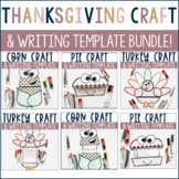 Thanksgiving Craft & Writing Template Bundle