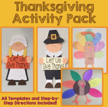 Preview of Thanksgiving Craft and Activity Bundle