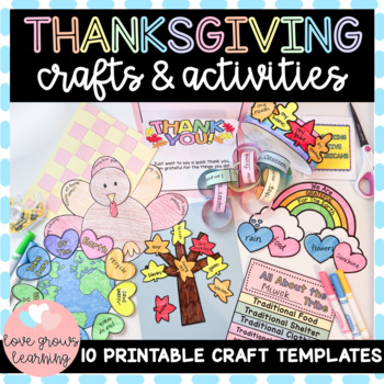 Preview of Thanksgiving Crafts Easy & Fun!