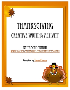 Preview of Free download: Thanksgiving Creative Writing Activity