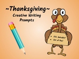 Thanksgiving Creative Writing Activity (ESL Suitable!)