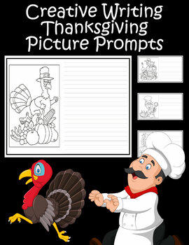 Preview of Thanksgiving Creative Writing Picture Prompts set of 9