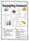 Thanksgiving Crossword Advance