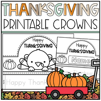 Preview of Thanksgiving Crown FREEBIE - Thanksgiving Headband with Editable Name