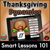 Thanksgiving DYNAMIC BOOM CARDS™ Musical Terms Game Tempo 