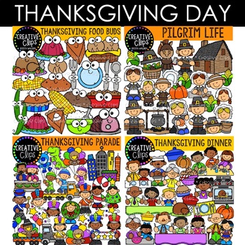 Preview of Thanksgiving Day Bundle {Thanksgiving Clipart}