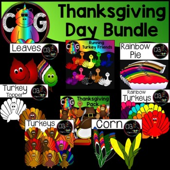 Preview of Thanksgiving Day Bundle by CG Illustrations