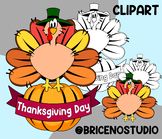 Thanksgiving Day CLIPART / Dia de accion de gracias / para