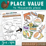 Thanksgiving Day Math Activities - Place Value Worksheets 
