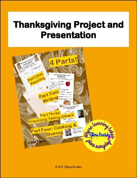 Preview of Thanksgiving Day Project and Presentation for Adult Students