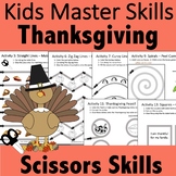 Thanksgiving Day Scissors Skills Activities