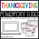 Thanksgiving Day Slides and Activities