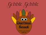 Thanksgiving Decimal Scoot - Add, Subtract, Multiply, Divi