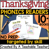 Thanksgiving Decodable Readers | Thanksgiving Books | Than
