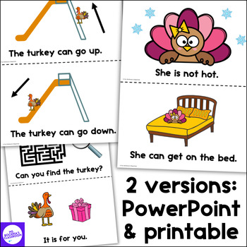 Thanksgiving Decodable Sentences Reading Fluency High Frequency Sight Words