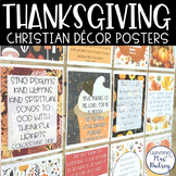Thanksgiving Decor Bible & Christian Posters