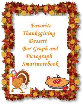 Preview of Thanksgiving Dessert Graphs Smartnotebook