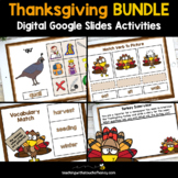 Thanksgiving Digital Activities For Google Slides™