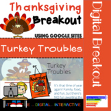 Thanksgiving Digital Breakout/ Escape Room Challenge: Turk