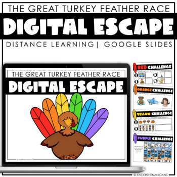 Preview of Thanksgiving Digital Escape Game