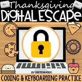 Thanksgiving Digital Escape Room Keyboarding & Coding Goog