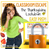 Thanksgiving Digital Escape Room Math Game